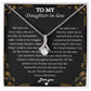 (Almost Sold Out) To My Daughter In Law - Alluring Necklace