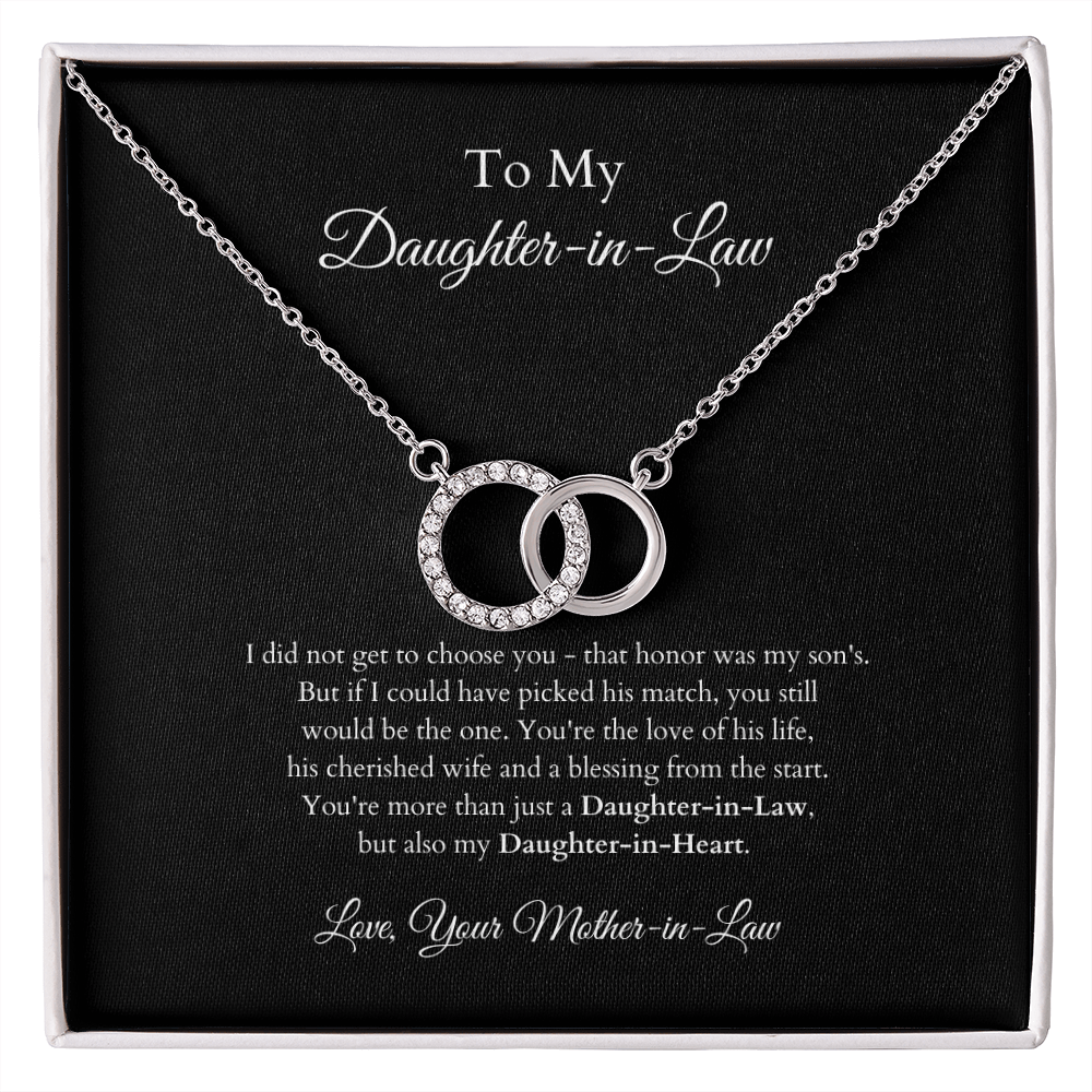 Daughter In Heart Perfect Pair Necklace