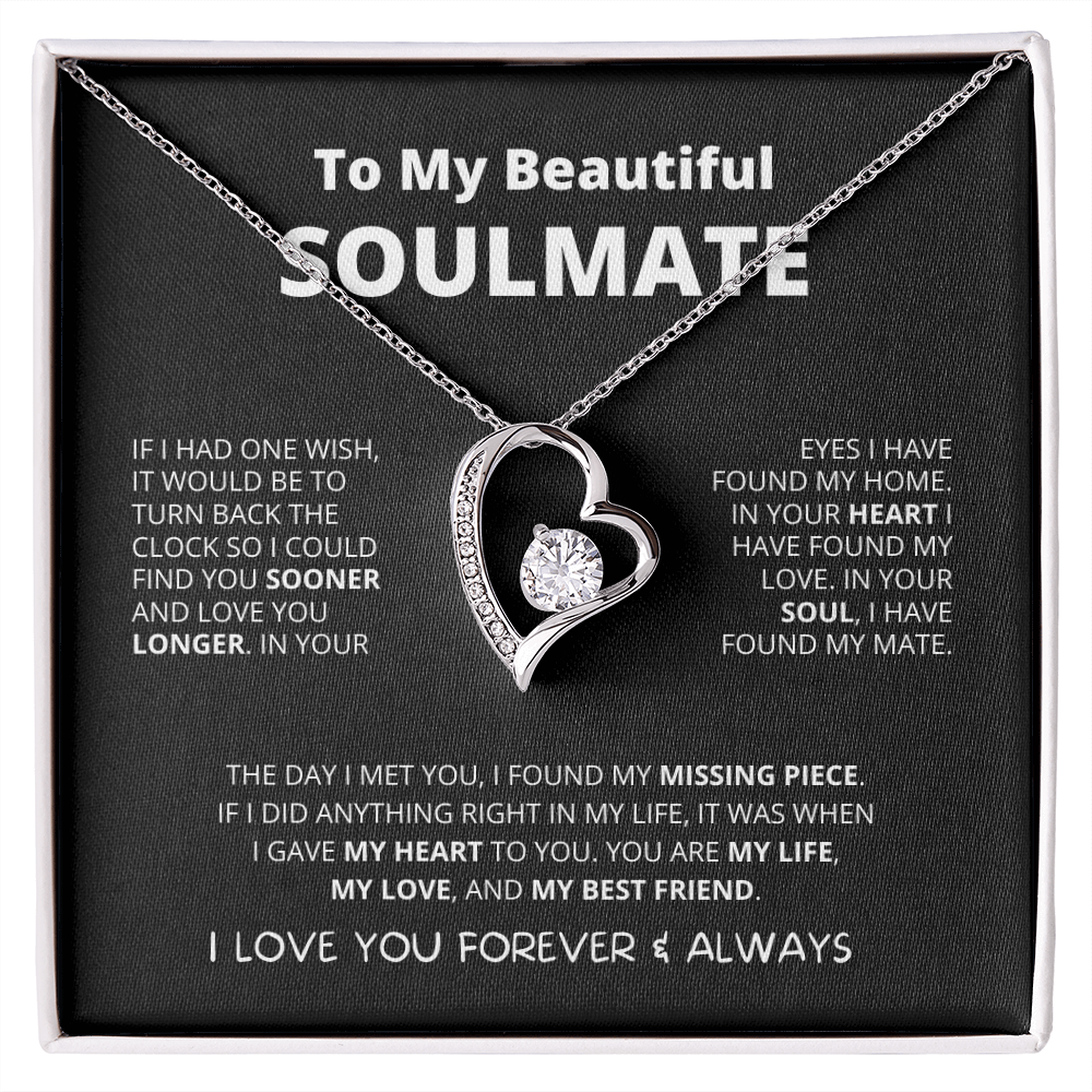 If I Had One Wish Soulmate Forever Love Necklace