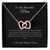 Mother & Daughter Interlocking Hearts Necklace