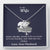 Funny "To My Wife - Let's Go Fishing" Love Knot Necklace