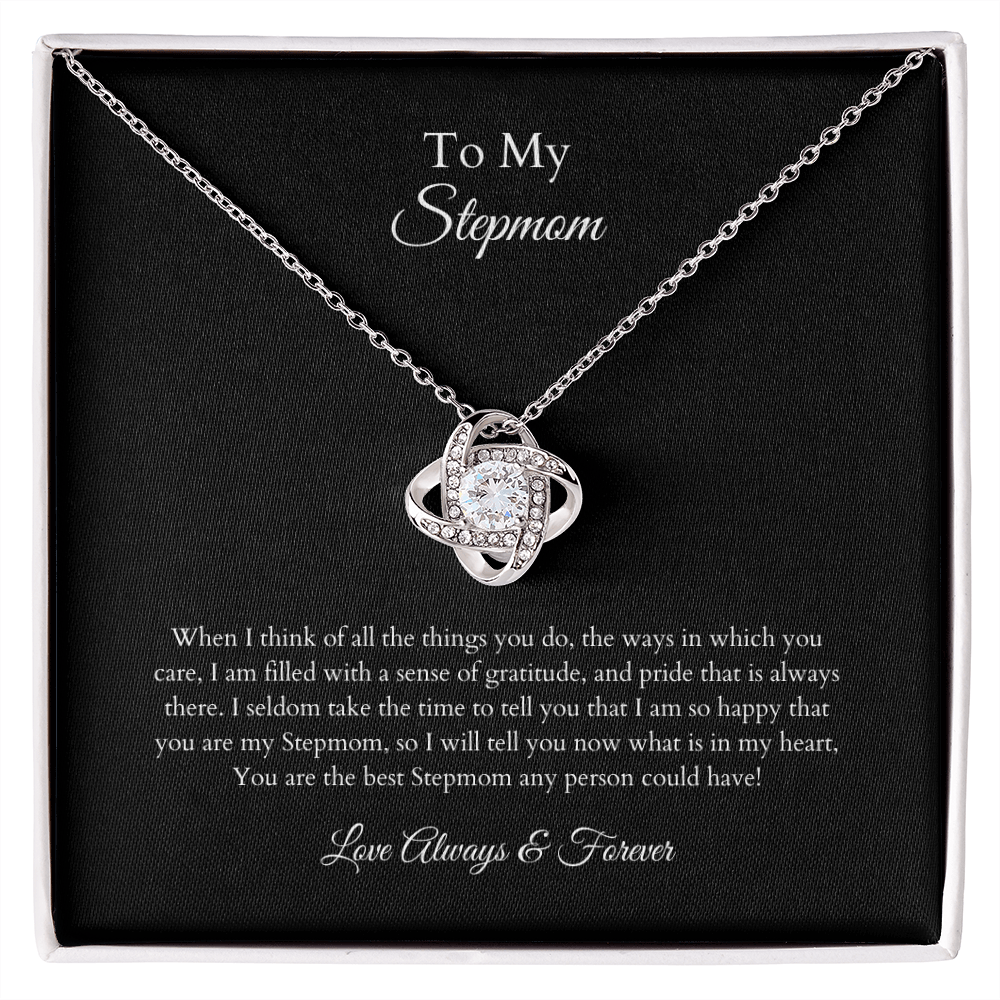 Best Stepmom Any Person Could Have Love Knot Necklace