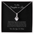 Daughter In Law We're Glad Your His Wife Alluring Beauty Necklace