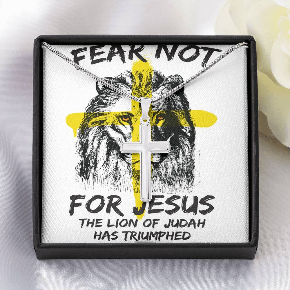 Fear Not For Jesus Cross Necklace